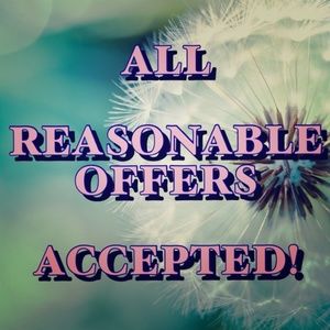 reasonable Offers Accepted